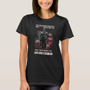 True American Soldier Veteran Day Men Women Childr T-Shirt