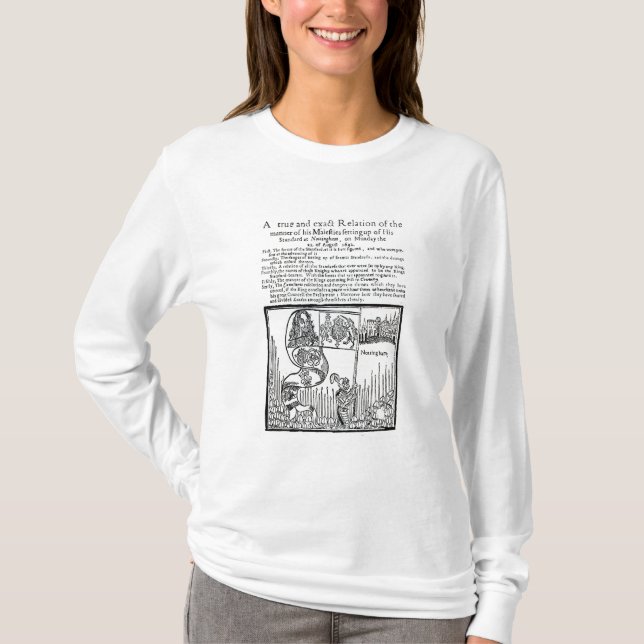 True and Exact Relation of  Manner of Majesty's T-Shirt (Front)