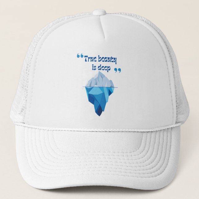 True Beauty - Iceberg Baseball & Trucker Hats"  Ta Trucker Hat (Front)