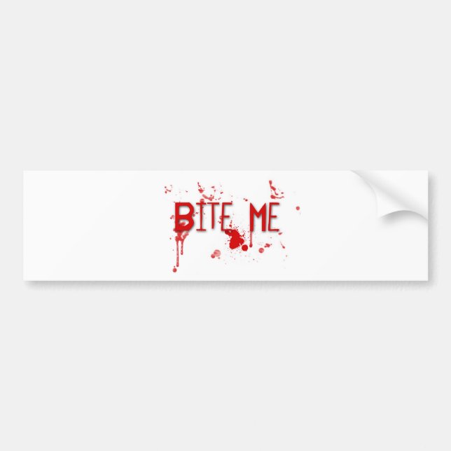 True Blood "Bite Me" Bumper Sticker (Front)