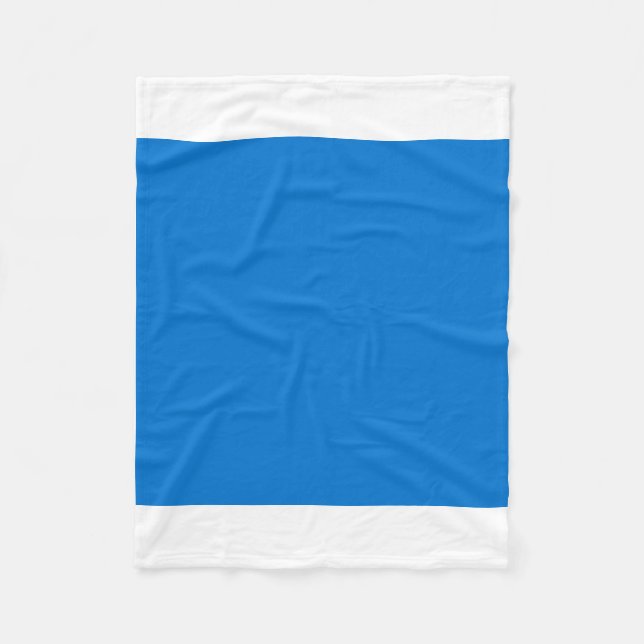 True Blue Fleece Blanket (Front)