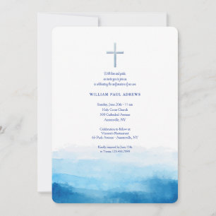 True Blue Invitation