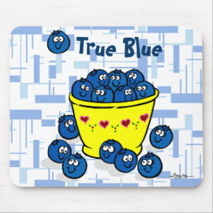 True Blue Mouse Pad