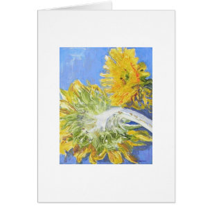 True Blue Sunflowers Card