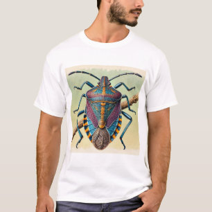 True Bug Illustration 060824IREF209 - Watercolor T-Shirt