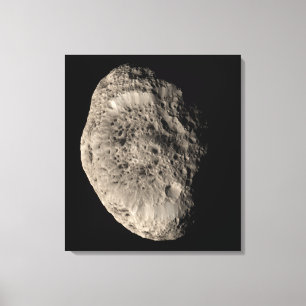 True colour mosaic of Saturn's moon Hyperion Canvas Print