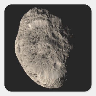 True colour mosaic of Saturn's moon Hyperion Square Sticker
