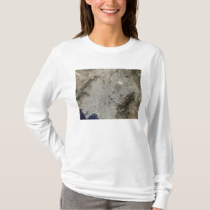 True-colour satellite view of central Athens T-Shirt
