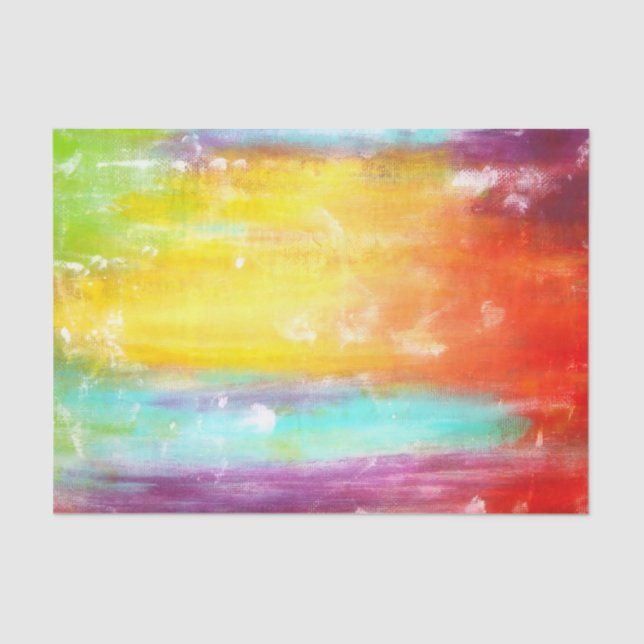 True Colours Abstract Art Tissue Paper (Front)