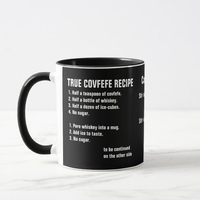 True covfefe recipe mug (Left)