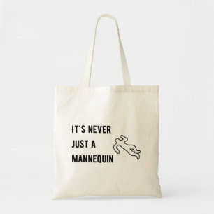 True crime addict tote bag