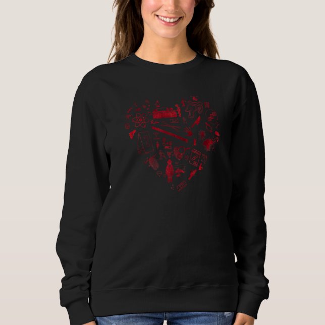 True Crime Forensics Podcast Junkie - Forensic Sci Sweatshirt (Front)