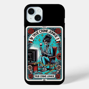 True Crime Junkie Tarot Card Collection iPhone 15 Mini Case