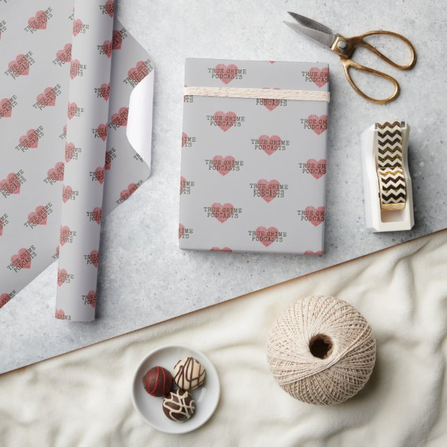 True Crime Podcast Lover  Wrapping Paper (Crafts)