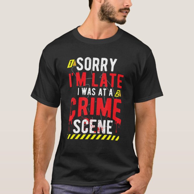 True Crime Scene Investigator T-Shirt (Front)