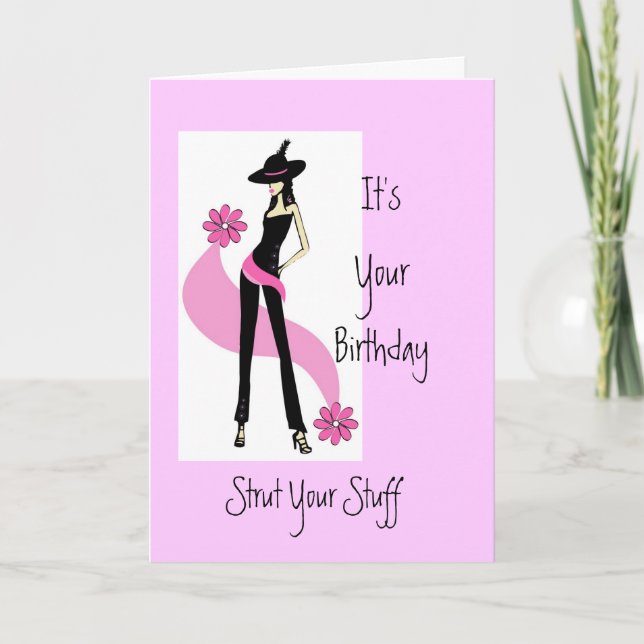 True Diva Babyboomer Birthday Card for Women (Front)