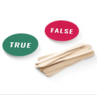 True False Game | Modern Bright Red Green