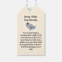 True Frazil '80s Print Ad-Style Crusing Duck