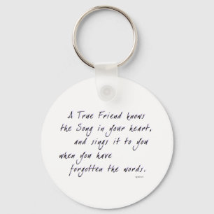 True Friend Keychain