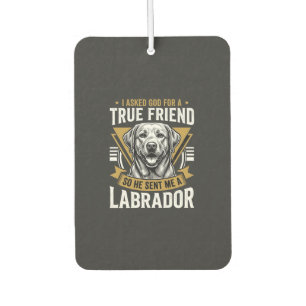 True Friend Labrador Dog Air Freshener
