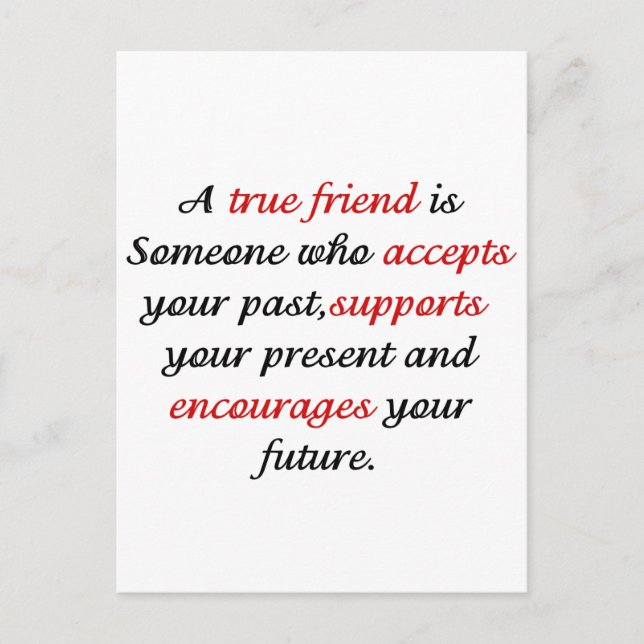 True Friends.png Postcard (Front)