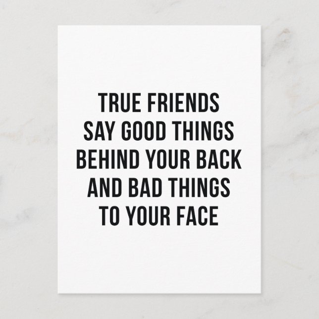 True Friends Postcard (Front)