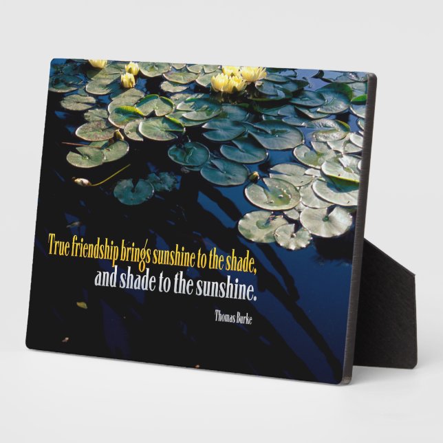True Friendship Plaque (Side)