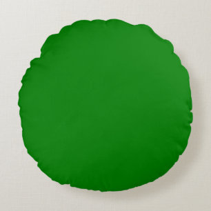True Green Round Pillow