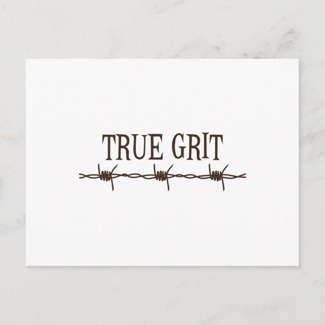 True Grit Postcard (Front)