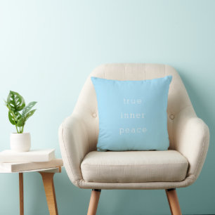 True Inner Peace   Minimal Throw Pillow