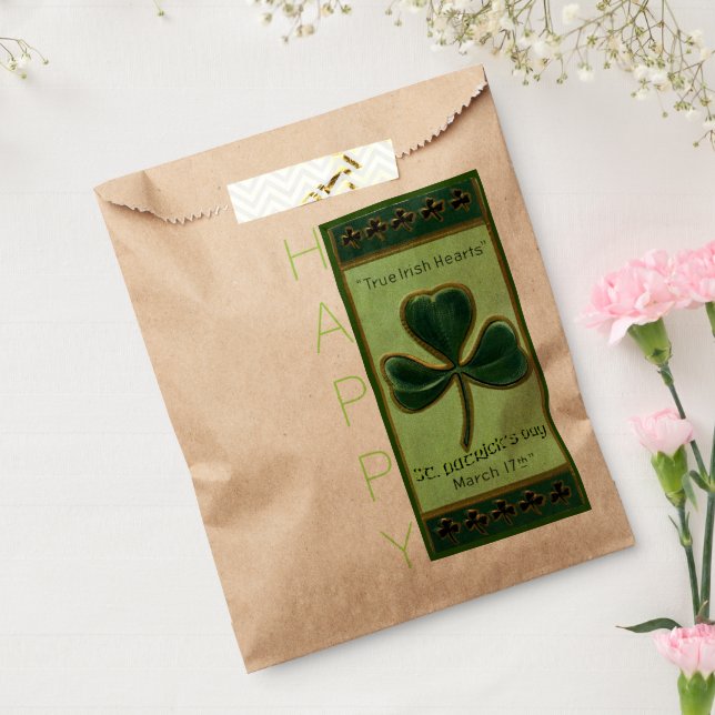 True Irish Heart St Patrick's Day FBag2 Favour Bag (Sealed)