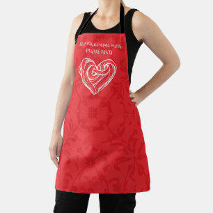 True Italian Mama Makes Amazing Pasta Culinary Art Apron