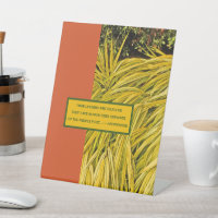 TRUE LEADERSHIP QUOTE/ ORNAMENTAL GRASS