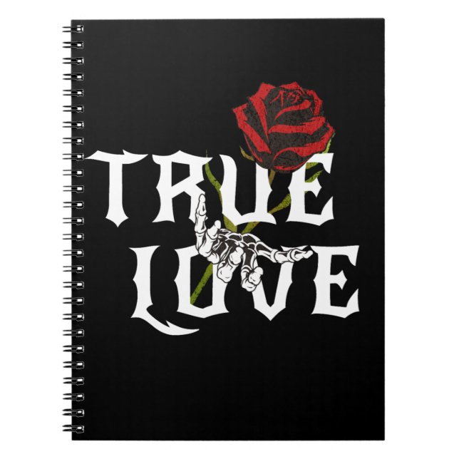 True Love bones and botany Notebook (Front)