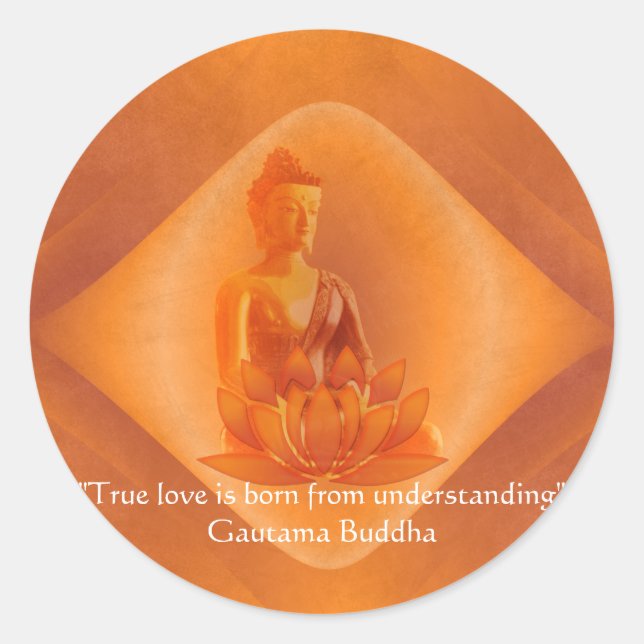 true love classic round sticker (Front)