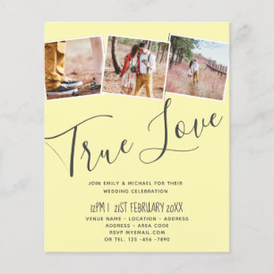 True Love ENGAGEMENT Party Invitations Save Dates