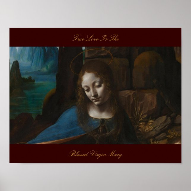 TRUE LOVE IS THE BLESSED VIRGIN MARY POSTER (Front)