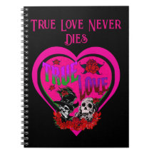 True Love Pink Skull Couple Custom