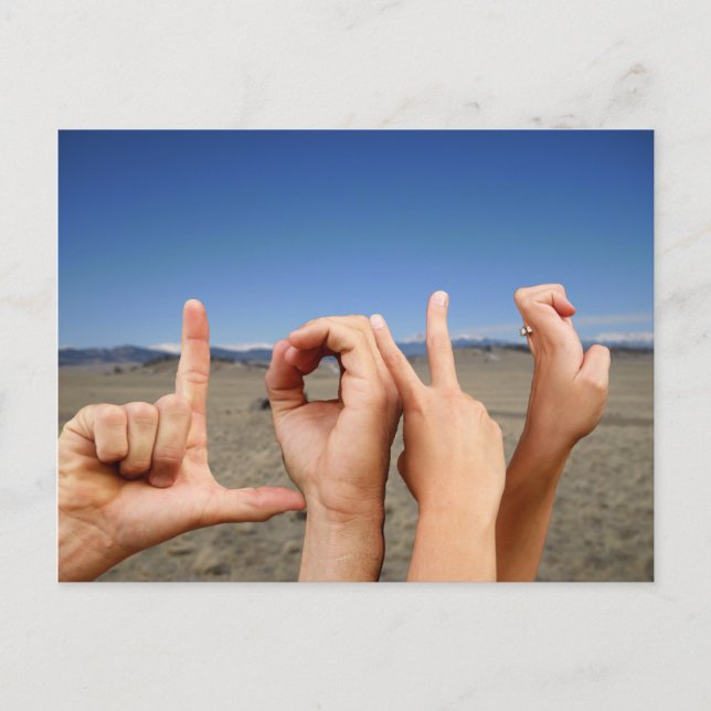 True Love Postcard (Front)