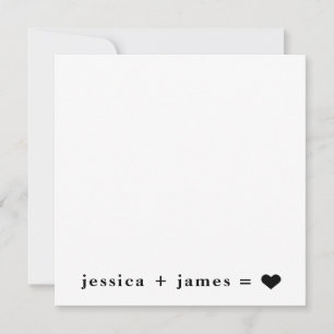 True Love Wedding or Engagement Card