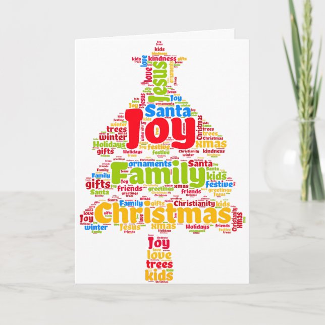 True Meaning of Christmas, Christmas Tree Card (Front)