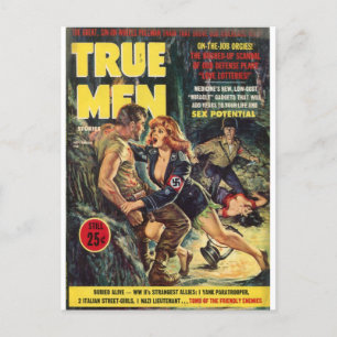 True Men 2 Postcard