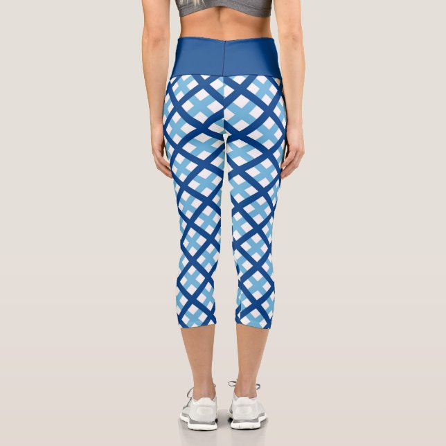 True Neoplaid Capri Leggings (Back)