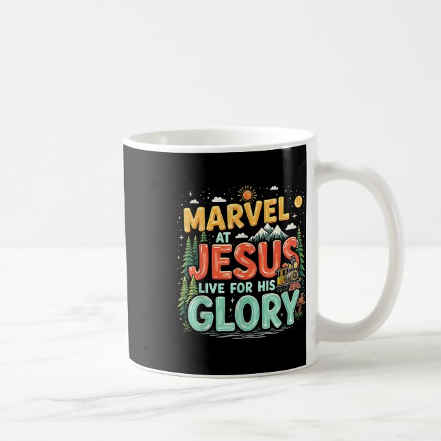 True North Christian Camp Vbs 2025 His Glory Junct Coffee Mug (Right)