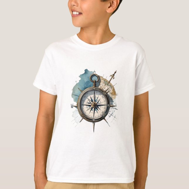 True North Guided by Direction Compass of the Soul T-Shirt (Front)