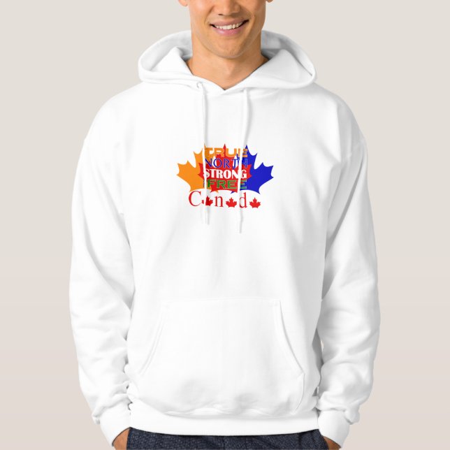 TRUE NORTH STRONG & FREE HOODIE (Front)