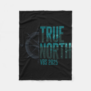 True North Vbs 2025 Christ Adventure Vacation Bibl Fleece Blanket