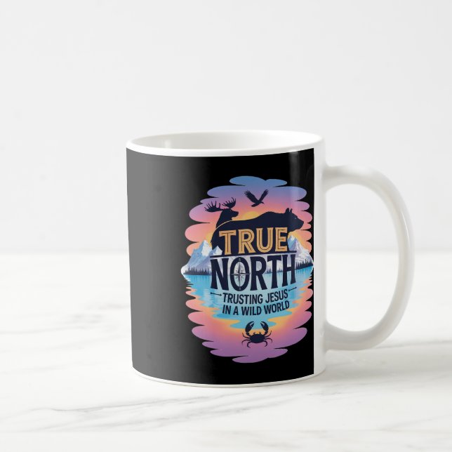 True-north Vbs 2025 Trusting Jesus Wilderness Chri Coffee Mug (Right)