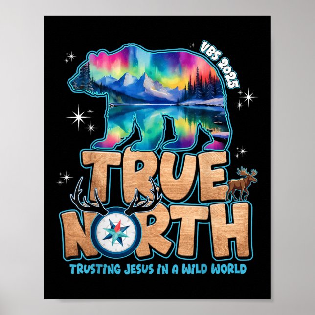 True North Vbs 2025 Trusting Jesus Wilderness Chri Poster (Front)