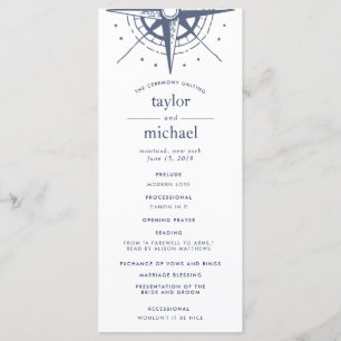 True North Wedding Ceremony Program
